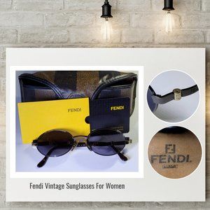 Fendi Vintage Sunglasses For Women - MOD SL7163 49 COL. 290